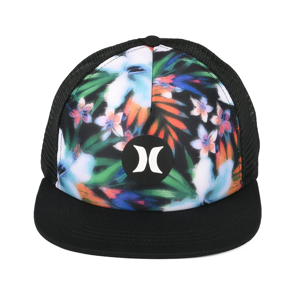 Hurley Hats Balboa Trucker Cap - Floral-Black - Image 2
