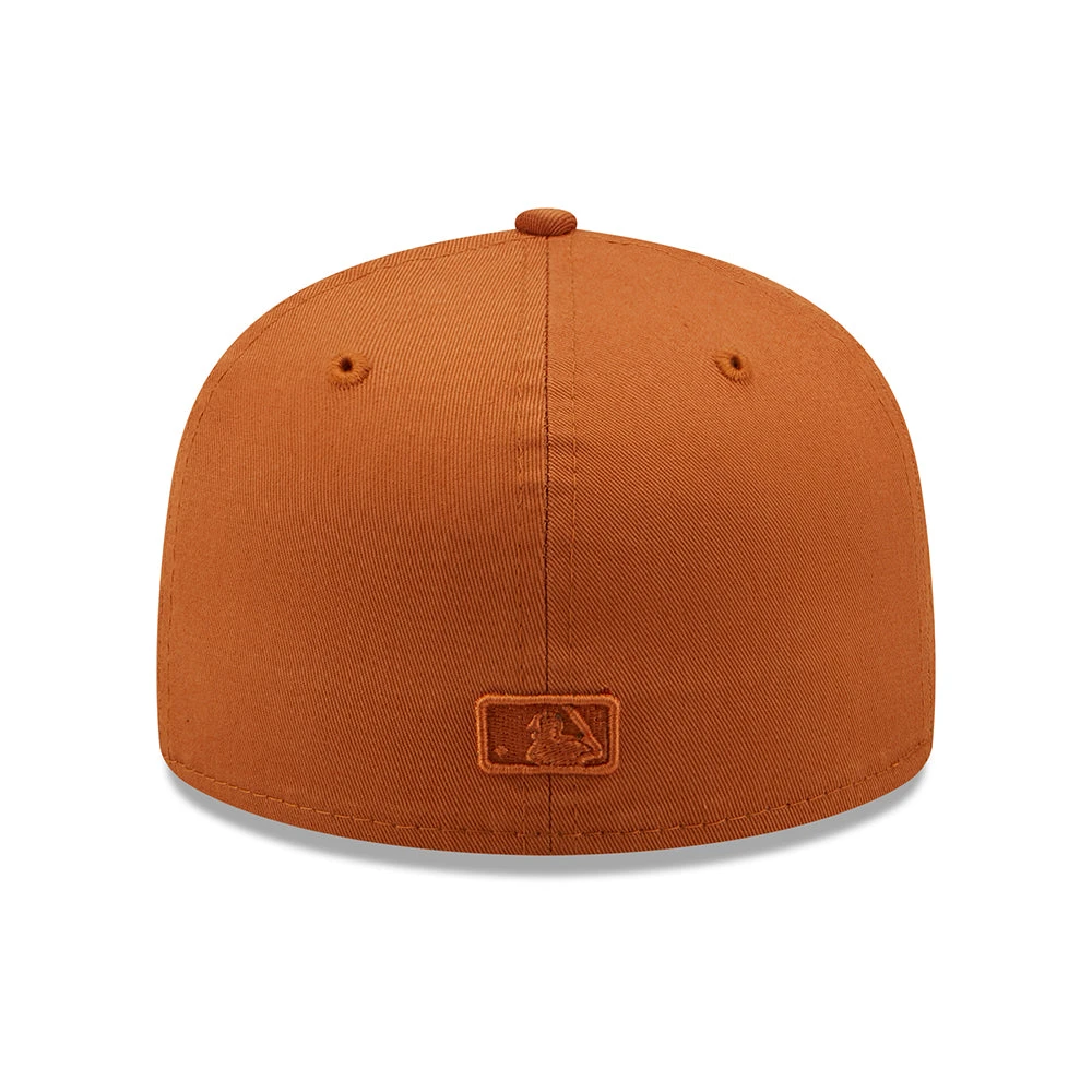 New Era 59FIFTY L.A. Dodgers Baseball Cap - MLB League Essential - Toffee-Navy - Image 3