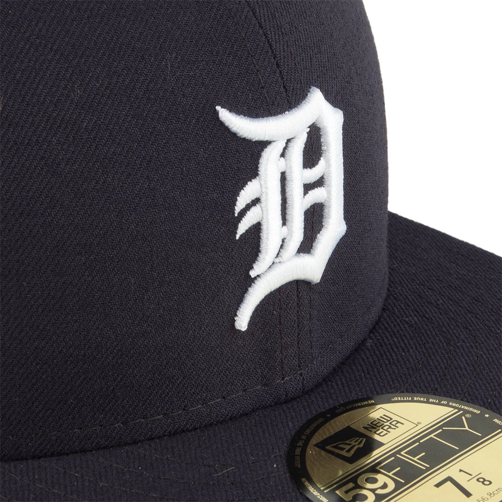 New Era 59FIFTY Detroit Tigers Baseball Cap - MLB On Field AC Perf - Navy Blue - Image 4