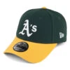 New Era 9FORTY Oakland Athletics Baseball Cap - MLB The League - Green-Yellow