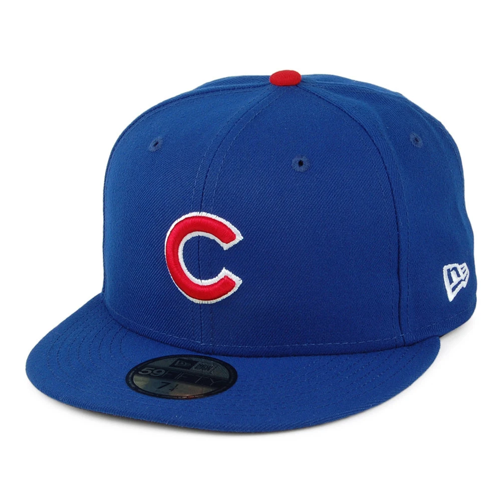 New Era 59FIFTY Chicago Cubs Baseball Cap - MLB On Field AC Perf - Blue