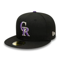 New Era 59FIFTY Colorado Rockies Baseball Cap - MLB On Field AC Perf - Black