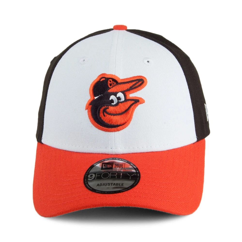 New Era 9FORTY Baltimore Orioles Baseball Cap - MLB The League - White-Orange - Image 2
