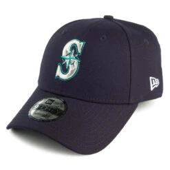 New Era 9FORTY Seattle Mariners Baseball Cap - MLB The League - Navy Blue