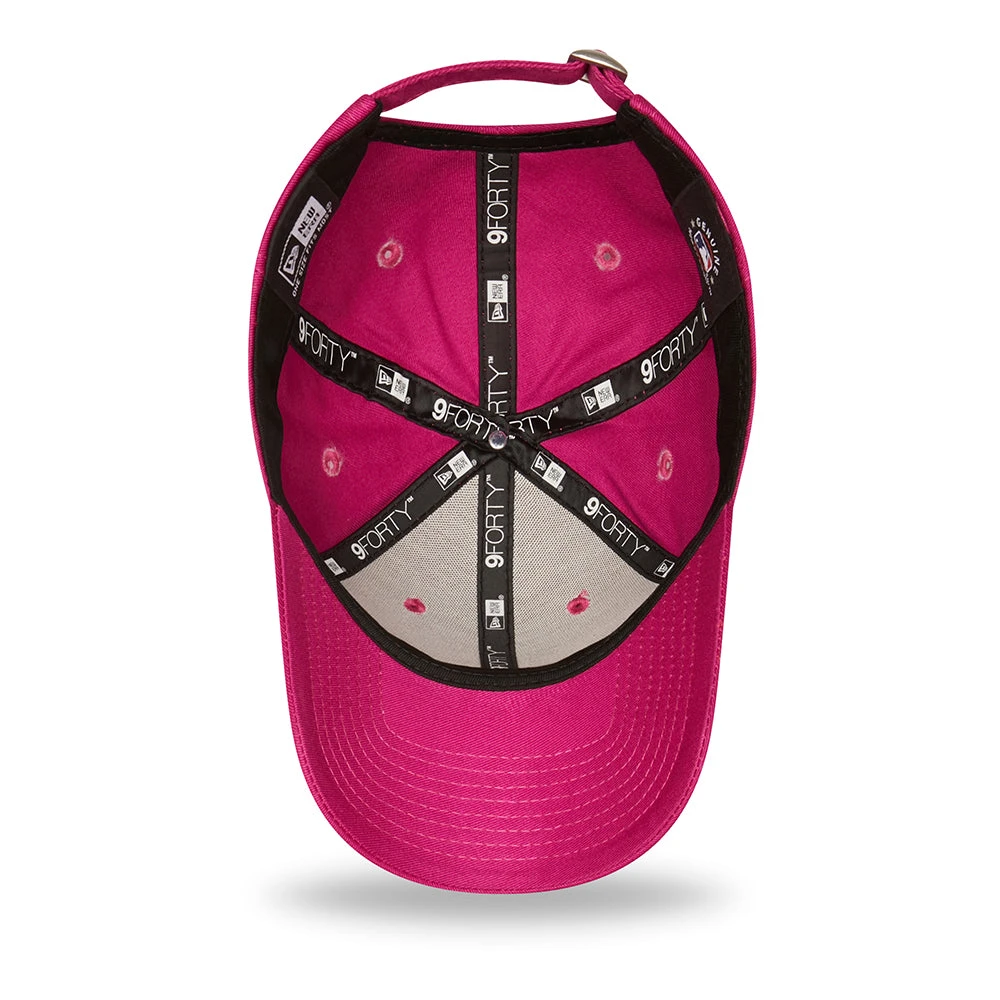 New Era Womens 9FORTY L.A. Dodgers Baseball Cap - MLB Camo Infill - Pink-Camouflage - Image 4