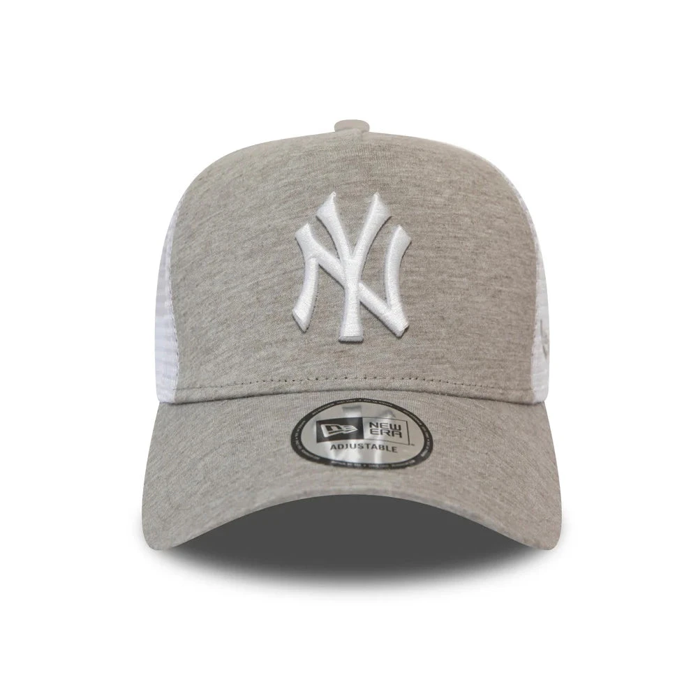New Era 9FORTY New York Yankees A-Frame Trucker Cap - MLB Jersey Essential - Graphite - Image 2