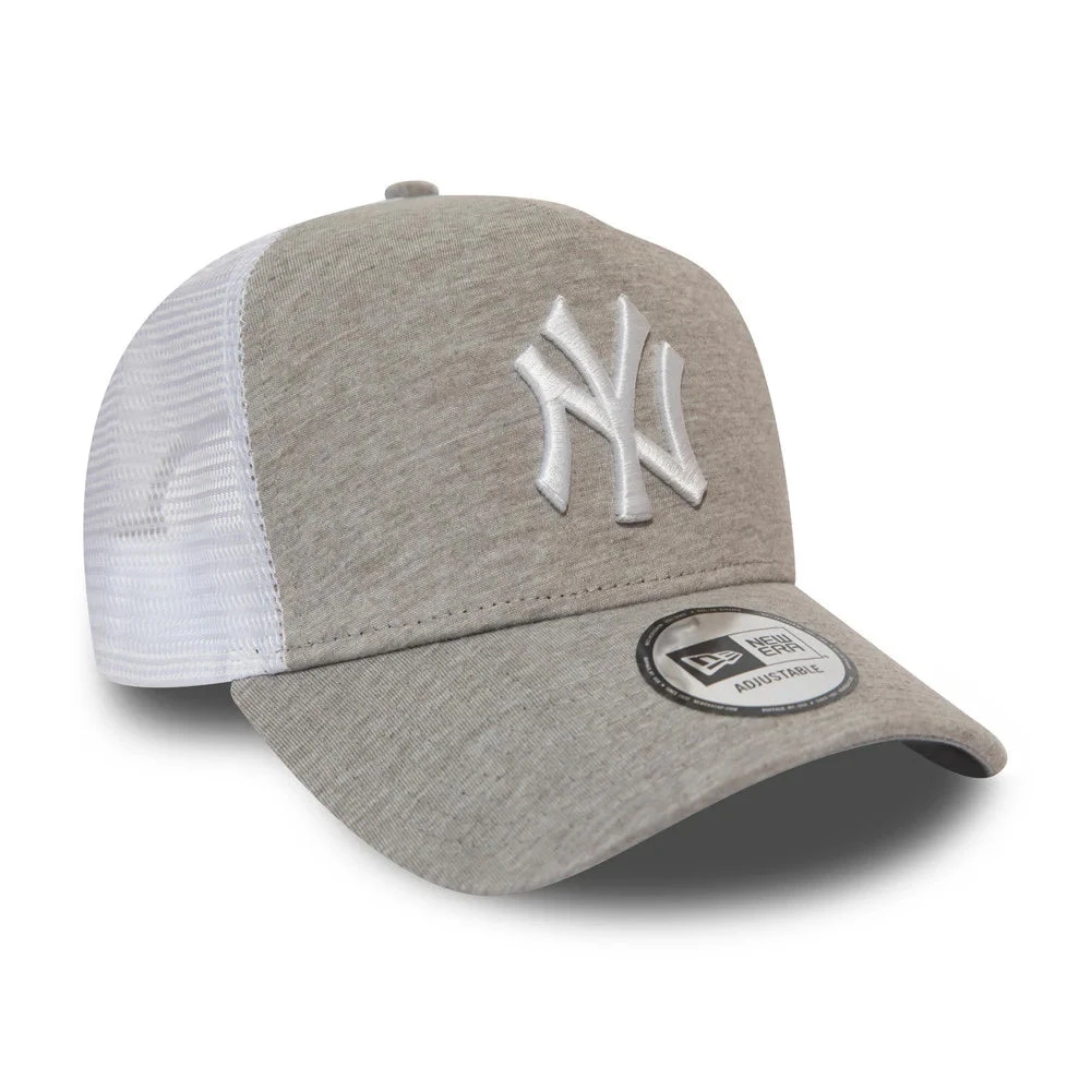 New Era 9FORTY New York Yankees A-Frame Trucker Cap - MLB Jersey Essential - Graphite - Image 3