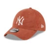New Era 39THIRTY New York Yankees Baseball Cap - MLB Cord - Rust-White