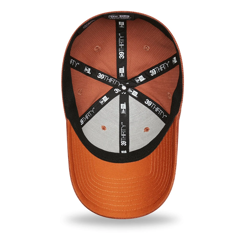 New Era 39THIRTY New York Yankees Baseball Cap - MLB Cord - Rust-White - Image 5