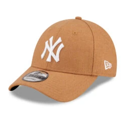 New Era 9FORTY New York Yankees Baseball Cap - MLB Melton The League - Wheat-White