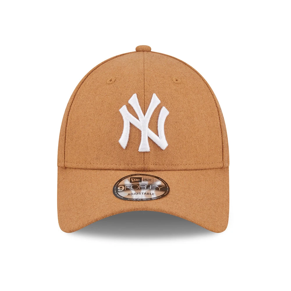 New Era 9FORTY New York Yankees Baseball Cap - MLB Melton The League - Wheat-White - Image 2