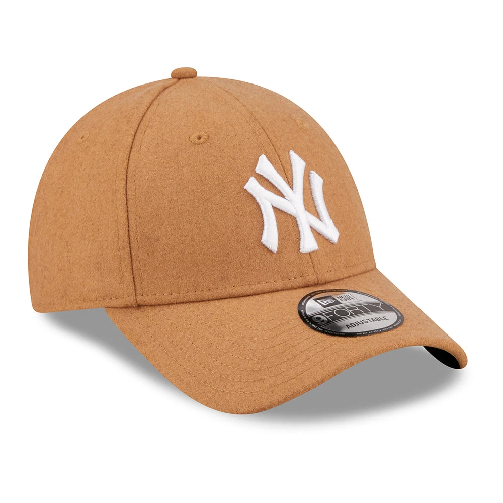 New Era 9FORTY New York Yankees Baseball Cap - MLB Melton The League - Wheat-White - Image 3