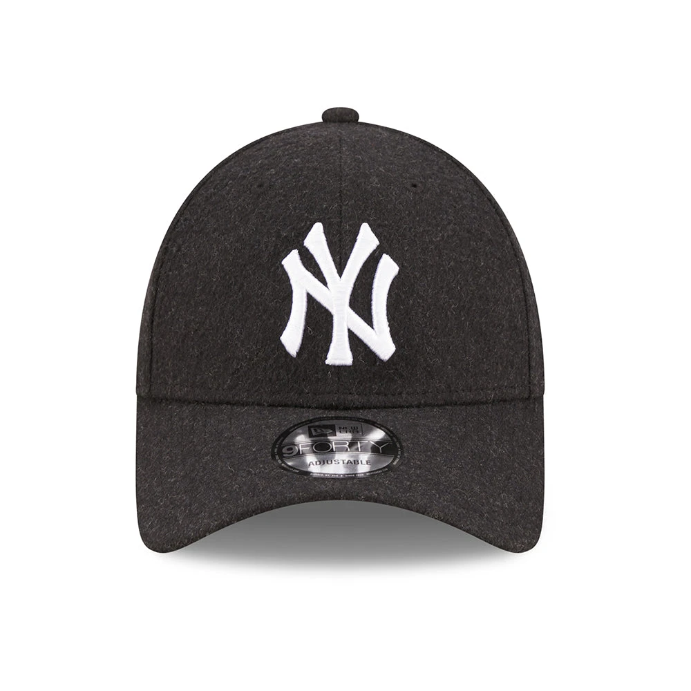New Era 9FORTY New York Yankees Baseball Cap - MLB Melton The League - Black-White - Image 2