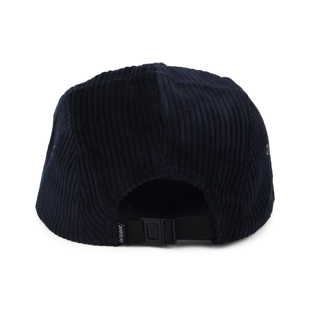 The Quiet Life Hats Chunky Cord 5 Panel Cap - Navy Blue - Image 3