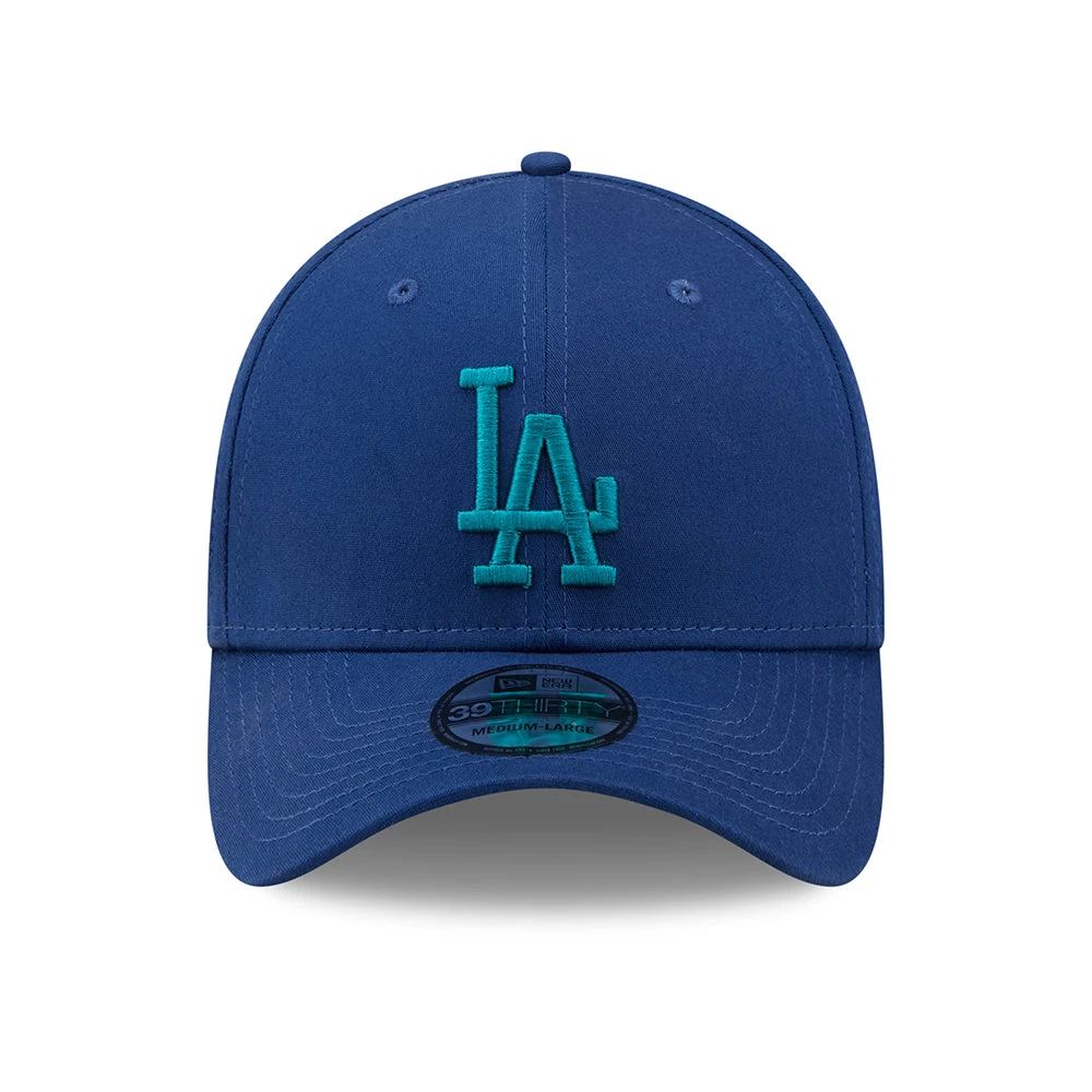 New Era 39THIRTY L.A. Dodgers Baseball Cap - MLB League Essential - Royal Blue - Image 2