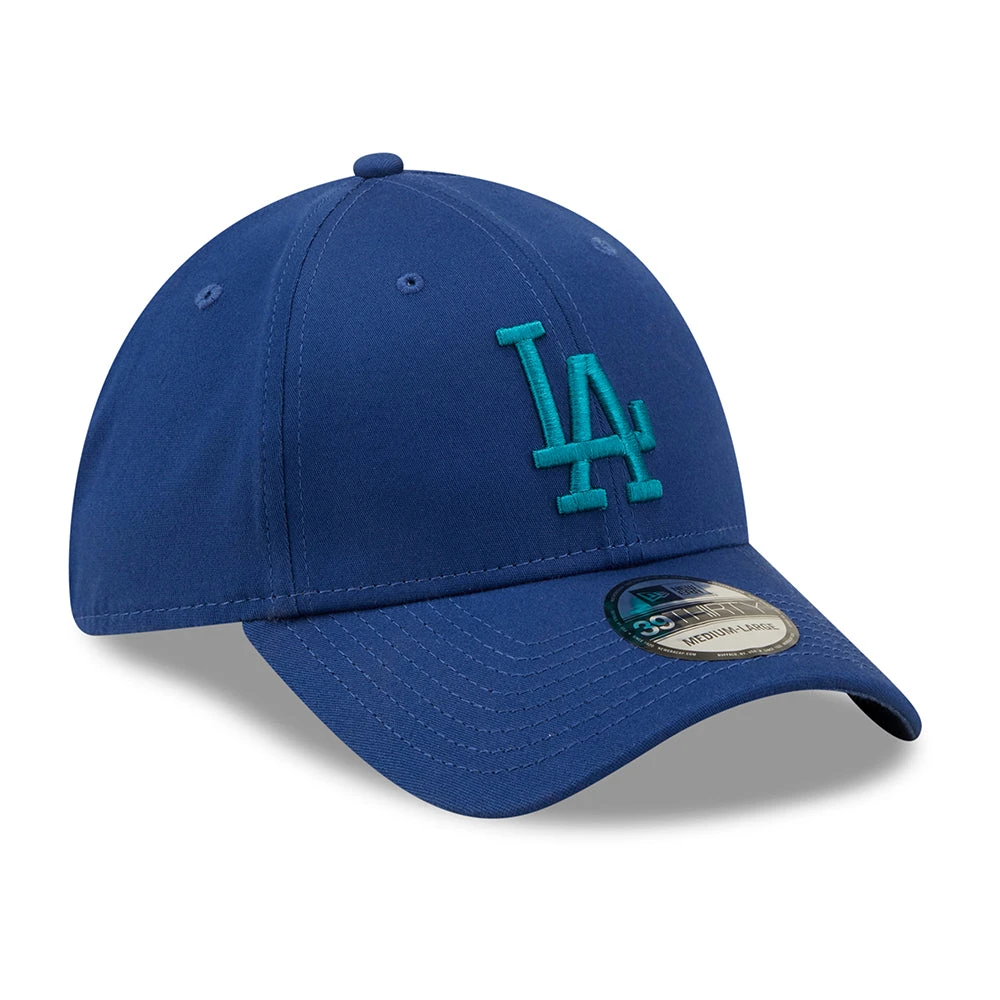 New Era 39THIRTY L.A. Dodgers Baseball Cap - MLB League Essential - Royal Blue - Image 3