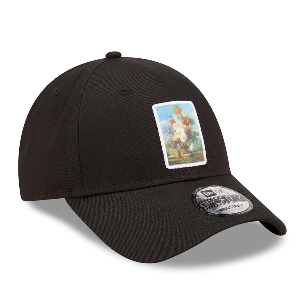 New Era 9FORTY Jan Frans Van Dael Baseball Cap - Le Louvre Patch - Black - Image 3
