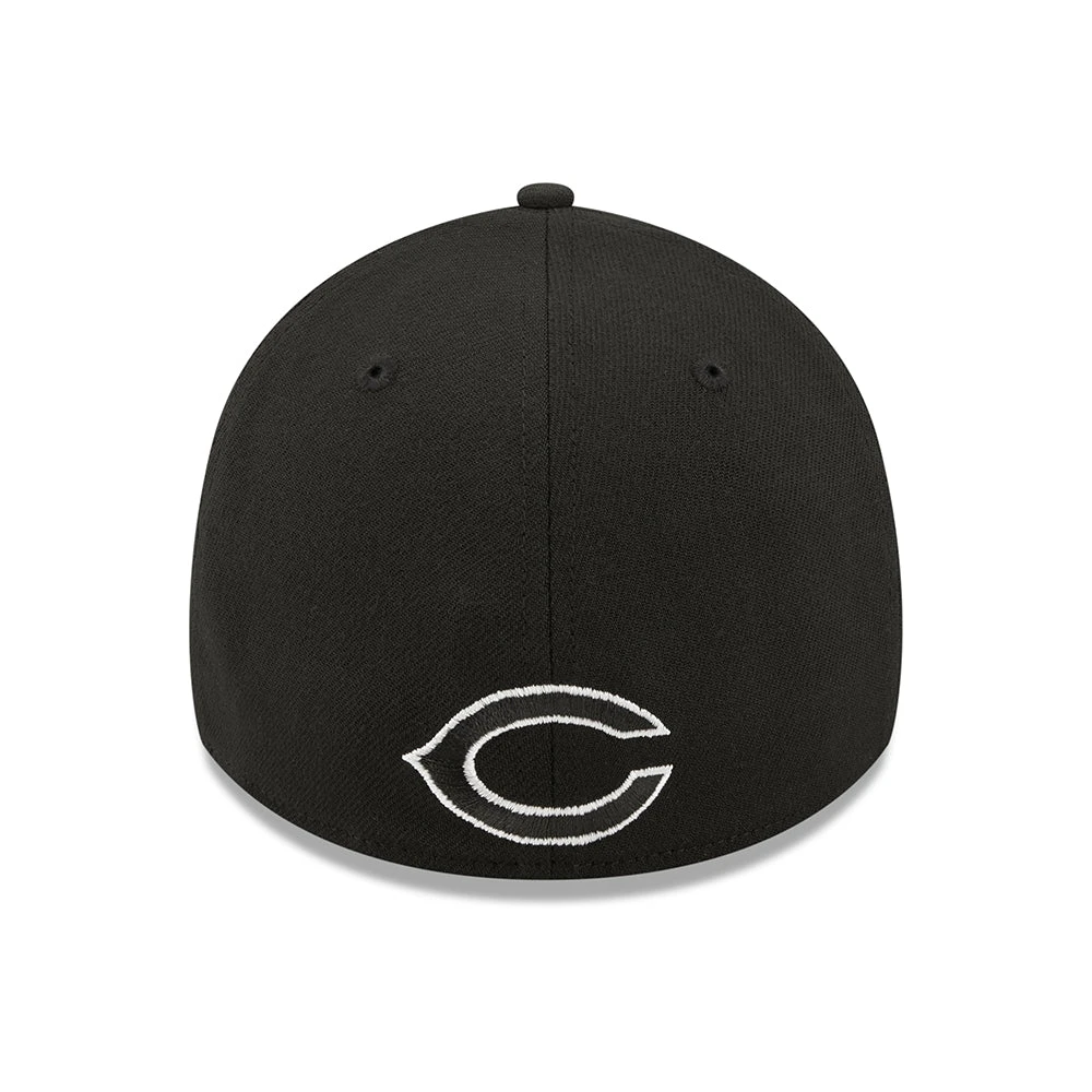 New Era 39THIRTY Chicago Bears Baseball Cap - NFL Sideline - Black-White - Image 7