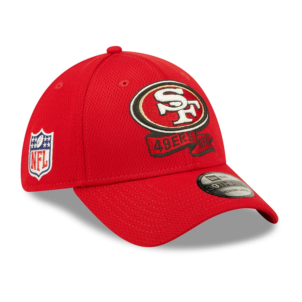 New Era 39THIRTY San Francisco 49ers Baseball Cap - NFL Sideline On Field - Red - Image 3