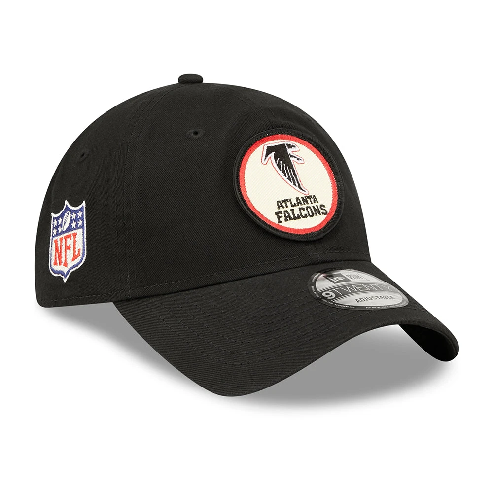 New Era 9TWENTY Atlanta Falcons Baseball Cap - NFL Sideline Historic - Black - Image 3