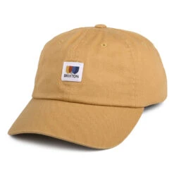 Brixton Hats Alton LP Cotton Baseball Cap - Desert Sand