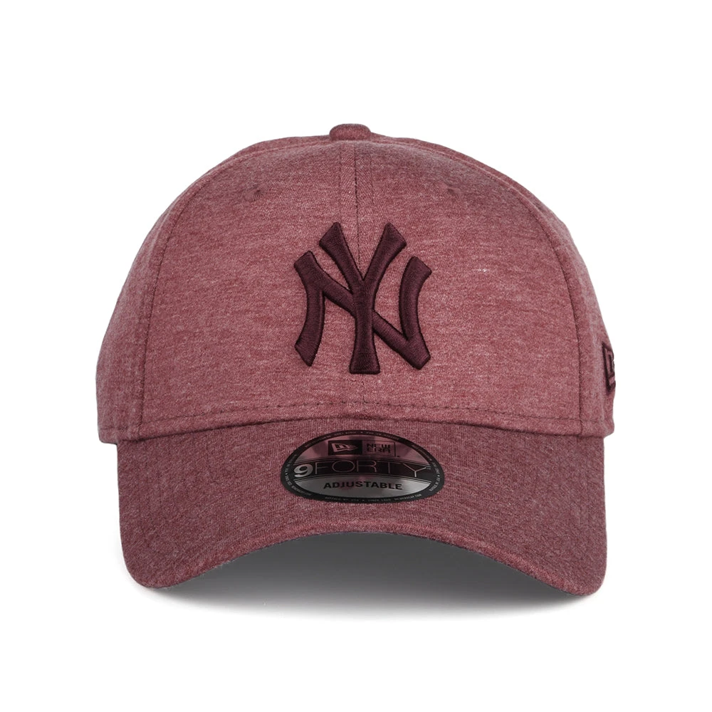 New Era 9FORTY New York Yankees Baseball Cap - MLB Tonal Jersey - Maroon - Image 2