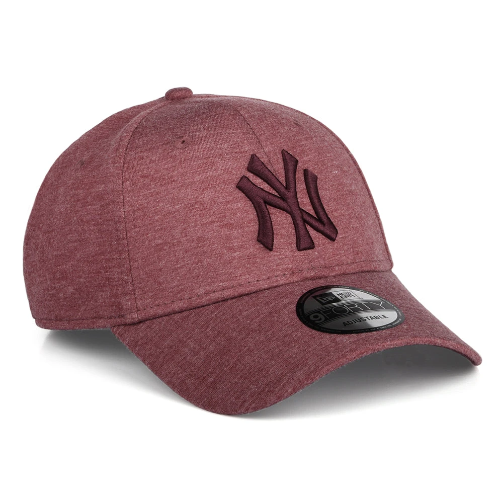 New Era 9FORTY New York Yankees Baseball Cap - MLB Tonal Jersey - Maroon - Image 3