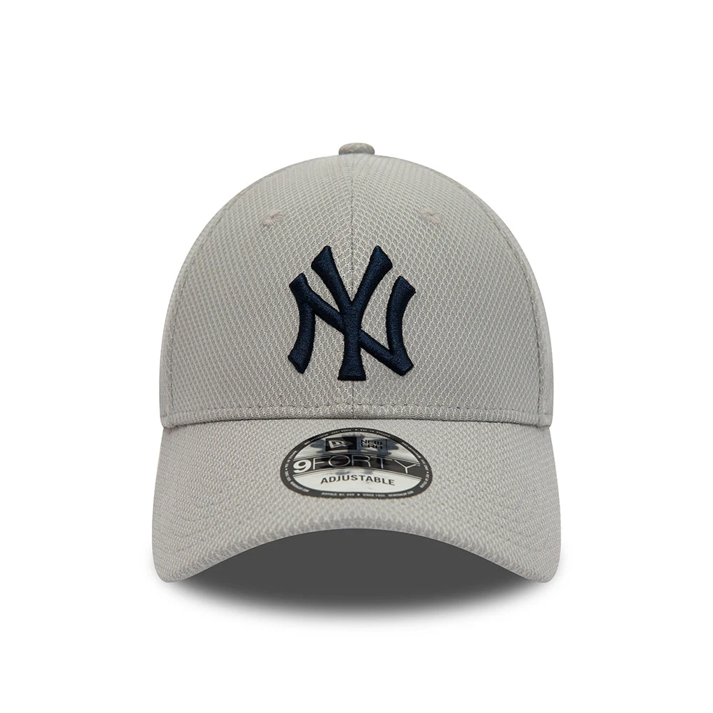 New Era 9FORTY New York Yankees Baseball Cap - MLB Diamond Era Essential - Graphite-Navy - Image 2