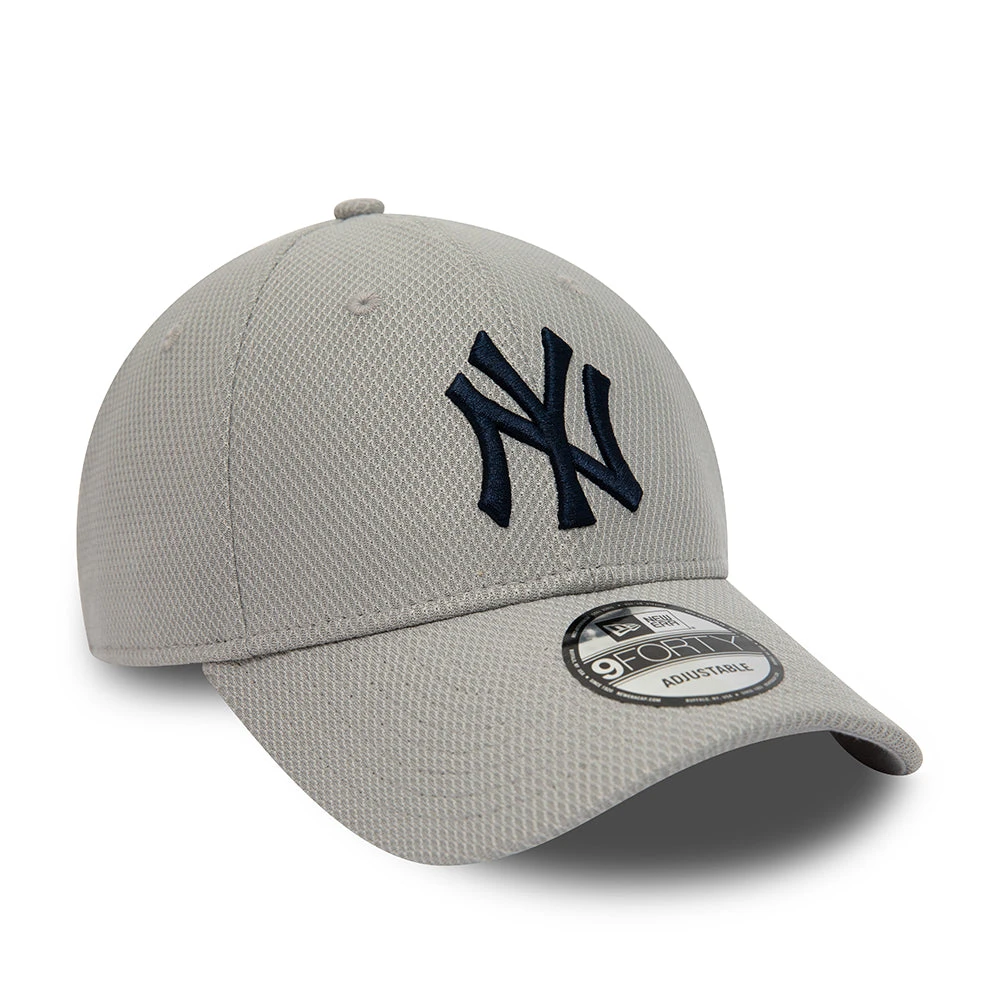 New Era 9FORTY New York Yankees Baseball Cap - MLB Diamond Era Essential - Graphite-Navy - Image 3