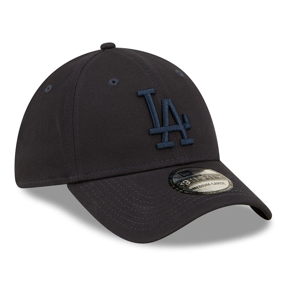 New Era 39THIRTY L.A. Dodgers Baseball Cap - MLB League Essential - Navy Blue - Image 3