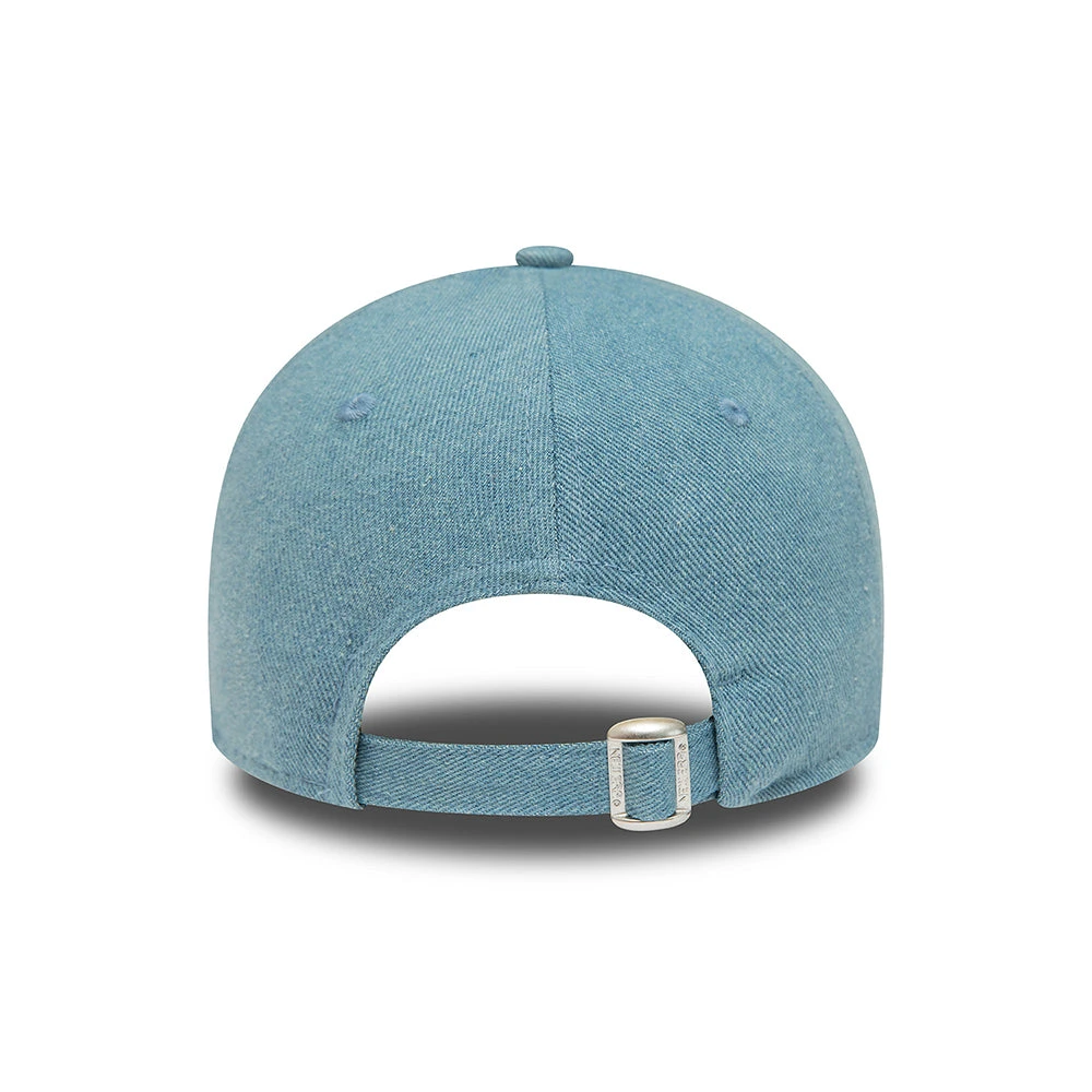 New Era Womens 9FORTY New York Yankees Baseball Cap - MLB Denim - Blue-White - Image 4