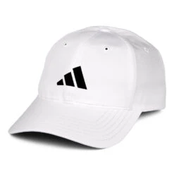 Adidas Hats Womens Tour Badge Recycled Baseball Cap - White