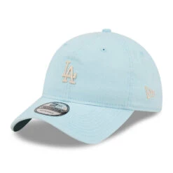 New Era 9TWENTY L.A. Dodgers Baseball Cap - MLB Mini Logo - Light Blue-White