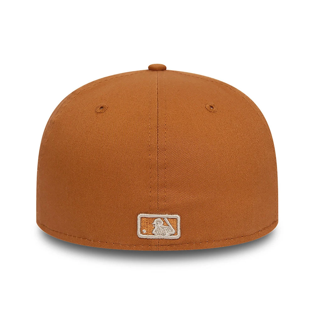 New Era 59FIFTY New York Yankees Baseball Cap - MLB League Essential - Toffee-Stone - Image 4
