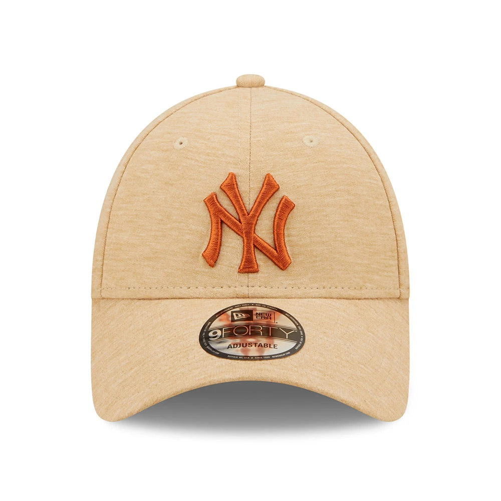 New Era 9FORTY New York Yankees Baseball Cap - MLB Jersey Essential - Stone-Burnt Orange - Image 2