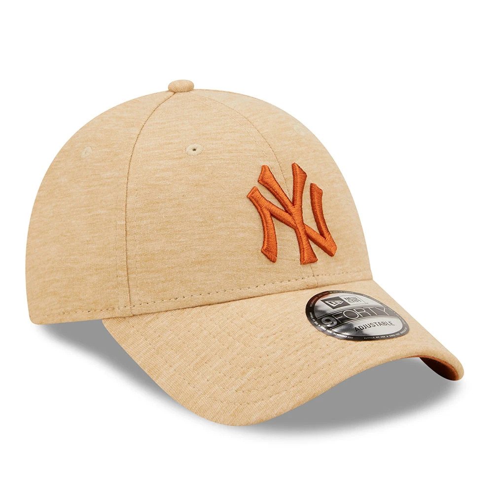 New Era 9FORTY New York Yankees Baseball Cap - MLB Jersey Essential - Stone-Burnt Orange - Image 3