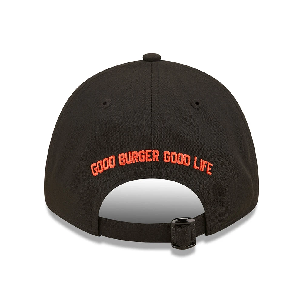 New Era 9FORTY Burger Repreve Baseball Cap - NE Food Icon - Black - Image 4