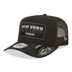 New Era New York A-Frame Trucker Cap - USA State - Black