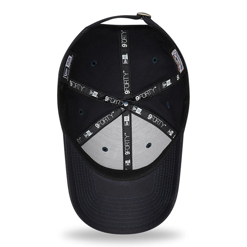 New Era 9FORTY New York Yankees Baseball Cap - MLB Classic Patch - Dark Navy - Image 4