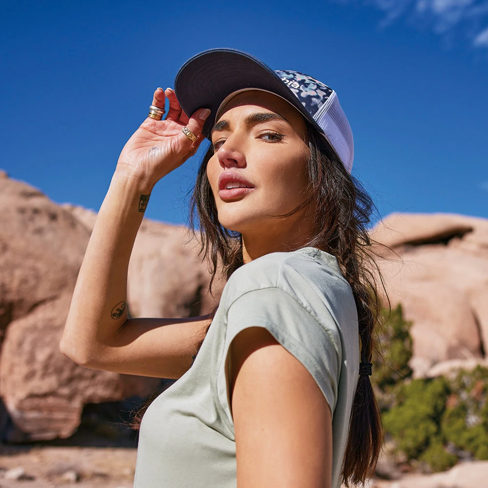 Columbia Hats Punchbowl Trucker Cap - Blue-White - Image 4