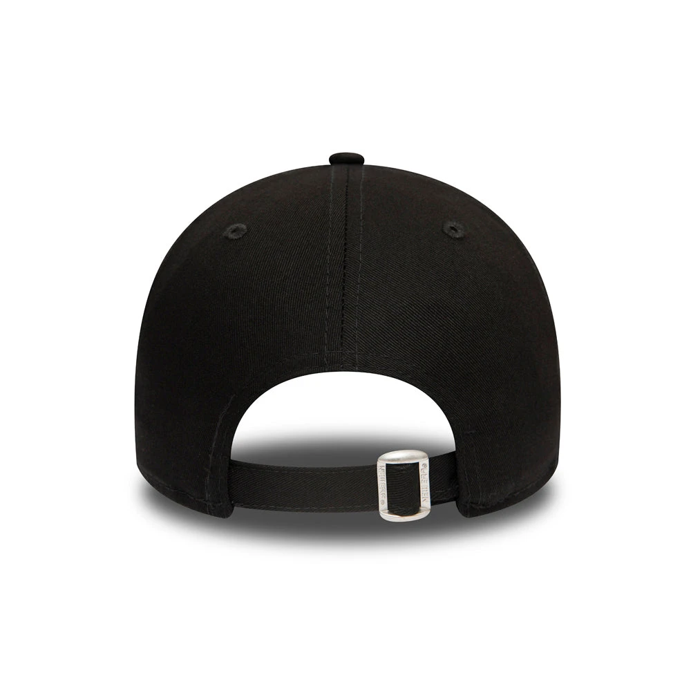 New Era 9FORTY L.A. Dodgers Baseball Cap - MLB League Essential - Black On Black - Image 2