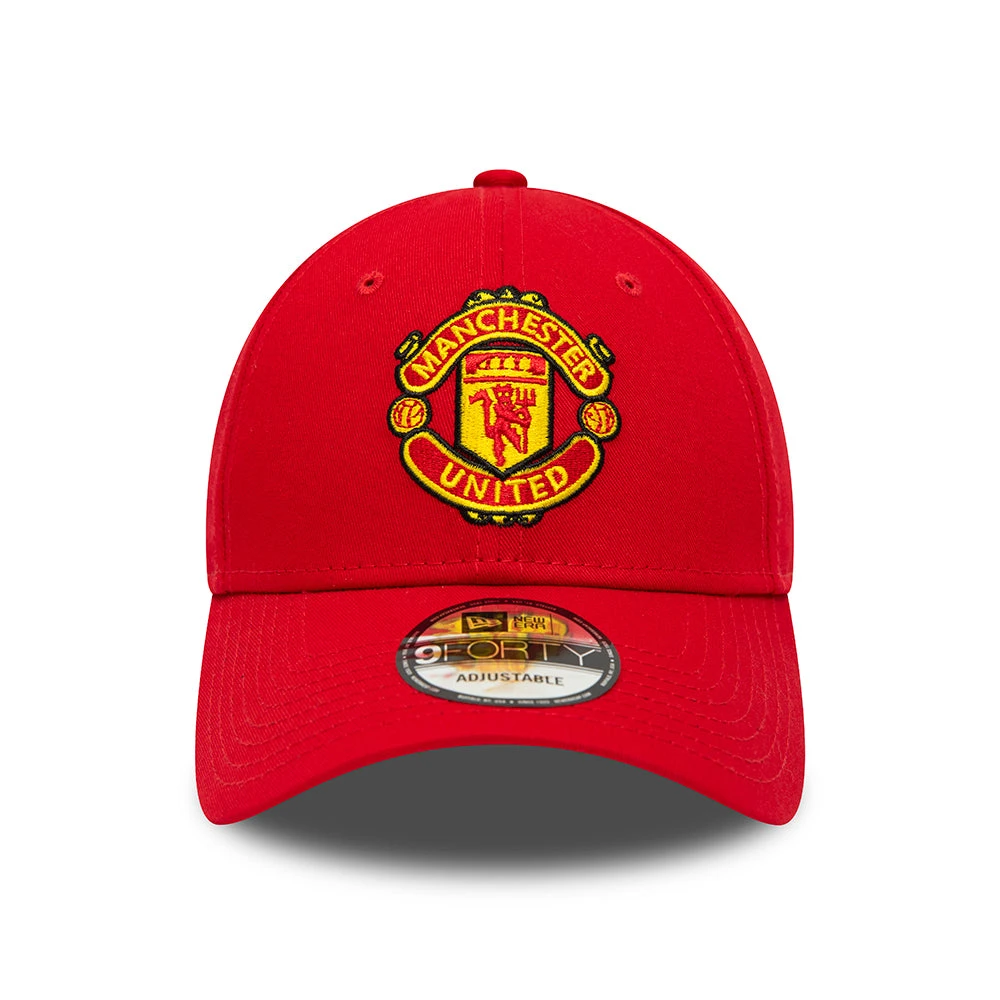 New Era 9FORTY Manchester United FC Baseball Cap - Scarlet - Image 2