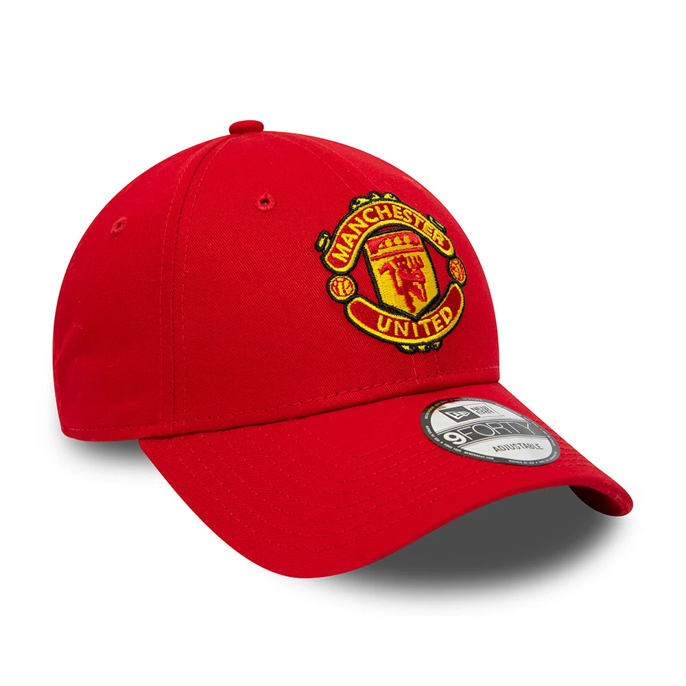New Era 9FORTY Manchester United FC Baseball Cap - Scarlet - Image 3
