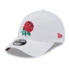 New Era 9FORTY Rugby Football Union Baseball Cap - Core - White-Scarlet