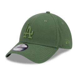 New Era 39THIRTY L.A. Dodgers Baseball Cap - MLB League Essential - Olive On Olive