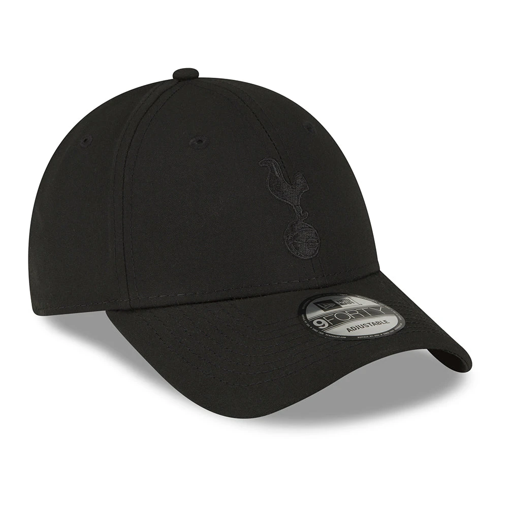 New Era 9FORTY Tottenham Hotspur FC Baseball Cap - Repreve - Black On Black - Image 3