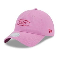 New Era Womens 9TWENTY Washed Cotton Baseball Cap - Rose-Scarlet