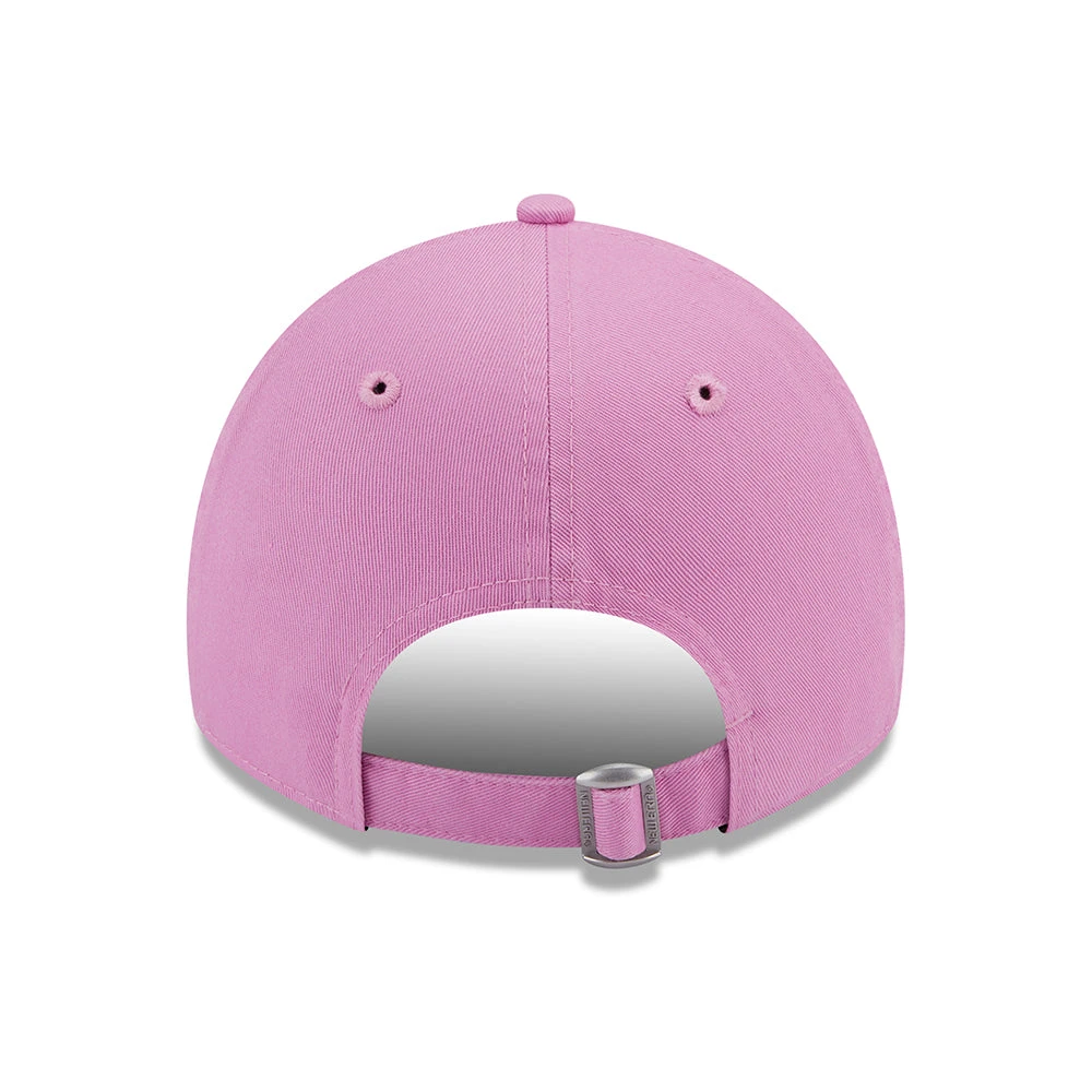 New Era Womens 9TWENTY Washed Cotton Baseball Cap - Rose-Scarlet - Image 4