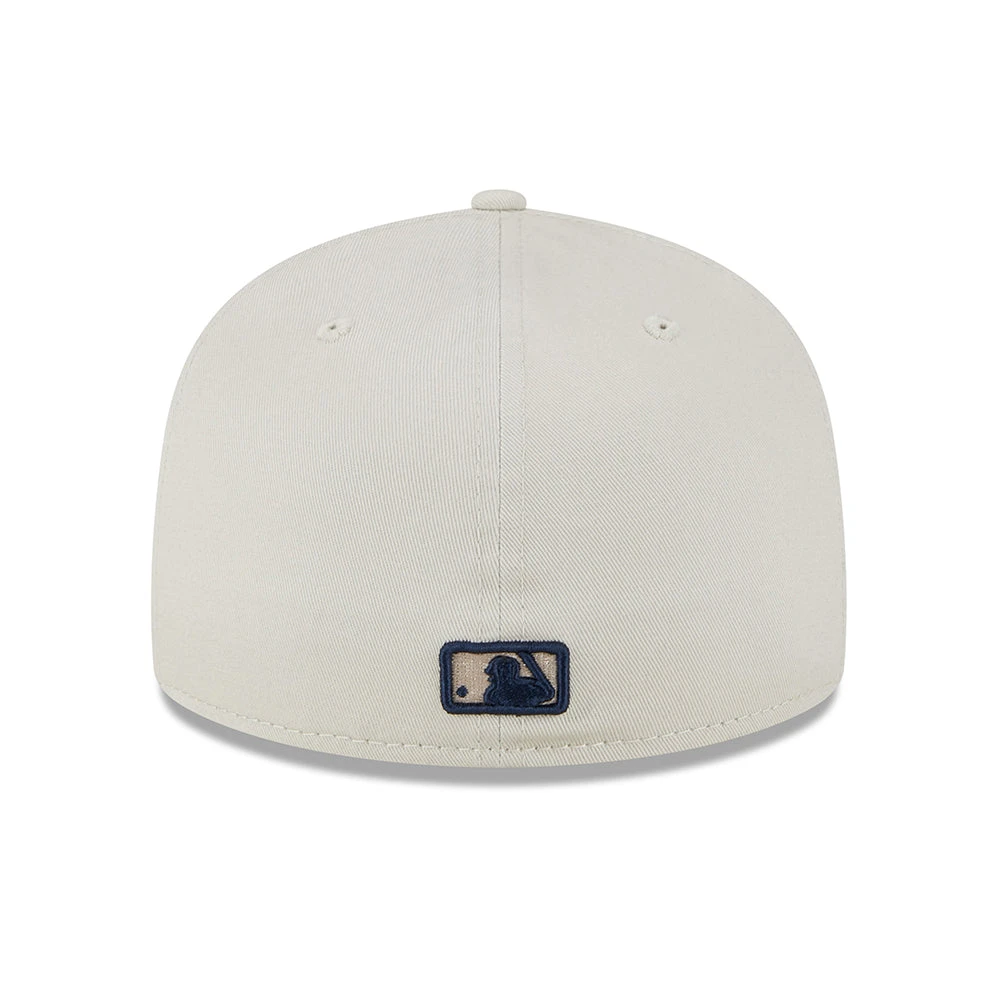 New Era 59FIFTY New York Yankees Baseball Cap - MLB League Essential - Stone-Navy - Image 3