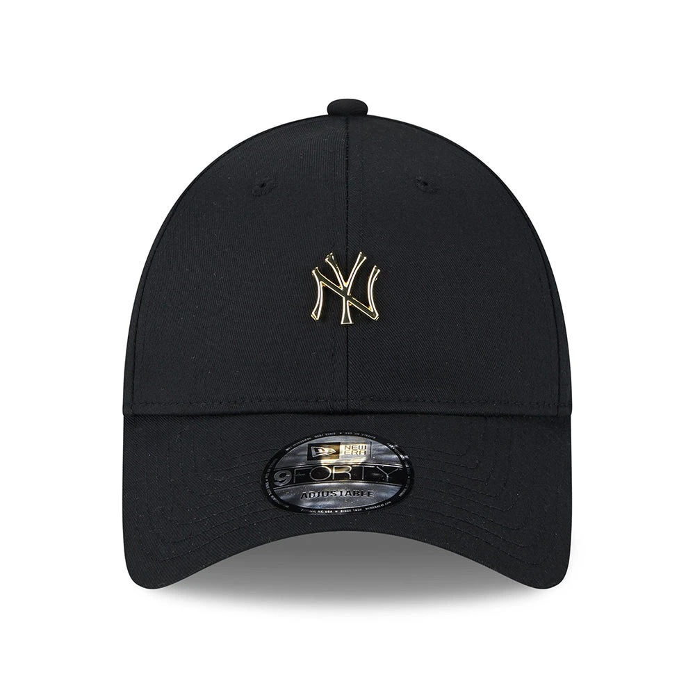 New Era 9FORTY New York Yankees Baseball Cap - MLB Pin - Black - Image 2